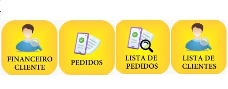 Tela de Pedido de venda do Aplicativo (exemplo)